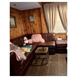 Leather couch 