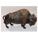 126 Bronze Buffalo Inkwell