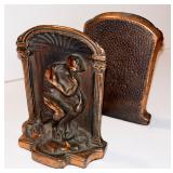 117 Cast Bronze Bookends Depicting Augusta Rodin
