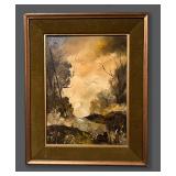 382 St. Clair Landscape Oil Painting