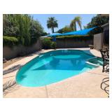 Shade Sail over pool