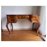 Olive burl wood desk imported from Italy