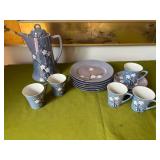 Japanese handpainted lustreware