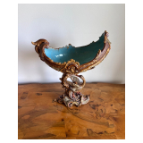 Wilhelm Schiller & Sons majolica compote circa 1850-1899