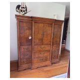 Thomasville burl wood bedroom set