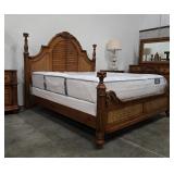 Solid Wood, ratan and shutter design