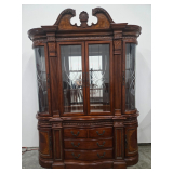 Lit China Hutch Cabinet