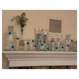 Collection of old lab glassware