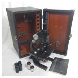 1942 field microscope complete with case