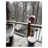 12 x 12 deck with custom privacy fence