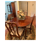 Dining table with extension piece