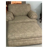 Chair and ottomon