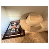 Joe Foss book and cowboy hat