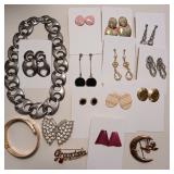 Sample of costume jewelry