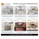 UNMISSABLE ESTATE AUCTION VINTAGE TREASURES, FINE STERLING MID CENTURY CLASSICS