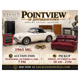 1965 MG MGB Roadster Leads Pointview of Jeffersontown Estate Auction