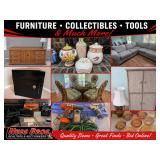 Household Furniture & Decor, Glassware & Kitchenwares, Collectibles
