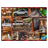 Chevy Equinox, John Deere X300, HUGE Longaberger Collection, Tools, Hunting & Fishing Gear, Taxiderm