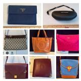 8 Authenticated Luxury Handbags. All Ship Online Auction. Runs 10/6 to 10/18