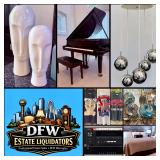 This Fri & Sat! ~Incredible Willow Bend Estate Sale! Modern, MCM, Leather, Yamaha Baby Grand Piano, Campaign Furniture, Art, Collectibles, Vintage Stereo Equip., Outdoor & More!