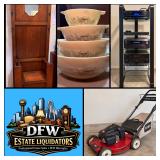 This Fri & Sat! ~Incredible Arlington Estate Sale! Home Audio, Vintage Pyrex, Antiques, Collectibles, Tools & More!