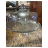 Glass Covered Cake Stand