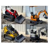 New Skid Steers & Excavators 