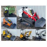 New Skid Steers & Excavators