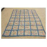 1012	HAND SEWN QUILT TOP, APPROXIMATELY 75 IN X 98 IN