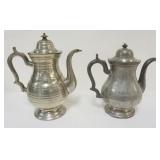 1089	EARLY AMERICAN PEWTER A. GRISWOLD CA 1820 TEAPOTS, TALLEST APPROXIMATELY 12 IN H