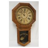 1146	WM. L. GILBERT WALL REGULATOR CLOCK, APPROXIMATELY 32 IN H