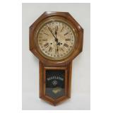 1148	ANSONIA A REGULATOR CALENDAR CLOCK, 