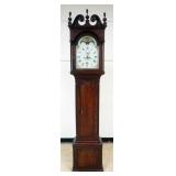 1160	BENJAMIN MORRIS TALL CASE CLOCK WITH REEDED COLUMNS, 1748-1833, EARLY AMERICAN CLOCK MAKER, BUC
