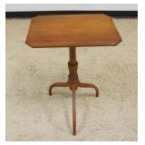 1170	ANTIQUE PINE SPIDER LEG CANDLE STAND, APPROXIMATELY 15 IN X 20 IN X 28 IN HIGH
