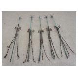 1206	5 ANTIQUE LIGHTNING RODS, EACH APPROXIMATELY 70 IN 