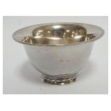 1014	STERLING SILVER BOWL, APPROXIMATELY 3 IN HIGH, 4.4 OZT																																									