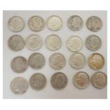 1061	GROUP OF 20 1964 & EARLIER ROOSEVELT DIMES																																																					