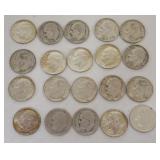1065	GROUP OF 20 1964 & EARLIER ROOSEVELT DIMES																																																					