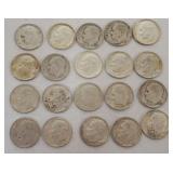 1066	GROUP OF 20 1964 & EARLIER ROOSEVELT DIMES																																																					