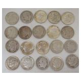 1067	GROUP OF 20 1964 & EARLIER ROOSEVELT DIMES																																																					