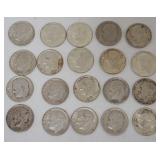 1072	GROUP OF 20 1964 & EARLIER ROOSEVELT DIMES																																																					