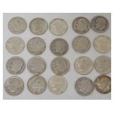 1076	GROUP OF 20 1964 & EARLIER ROOSEVELT DIMES																																																					
