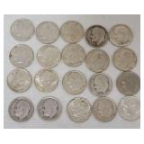 1080	GROUP OF 20 1964 & EARLIER ROOSEVELT DIMES																																																					