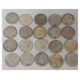 1085	GROUP OF 20 1964 & EARLIER ROOSEVELT DIMES																																																					