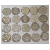 1087	GROUP OF 20 1964 & EARLIER ROOSEVELT DIMES																																																					