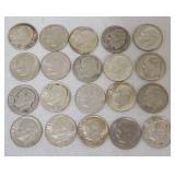 1088	GROUP OF 20 1964 & EARLIER ROOSEVELT DIMES																																																					