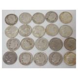 1090	GROUP OF 20 1964 & EARLIER ROOSEVELT DIMES																																																					