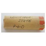 1101	10 DOLLARS STATE QUARTERS, LOUSIANIA, P & D MINT																																															