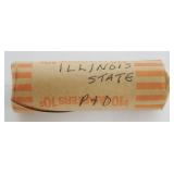 1107	10 DOLLARS STATE QUARTERS, ILLINOIS, P & D MINT																																																