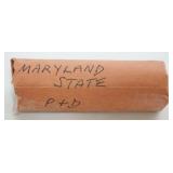 1110	10 DOLLARS STATE QUARTERS, MARYLAND, P & D MINT																																																